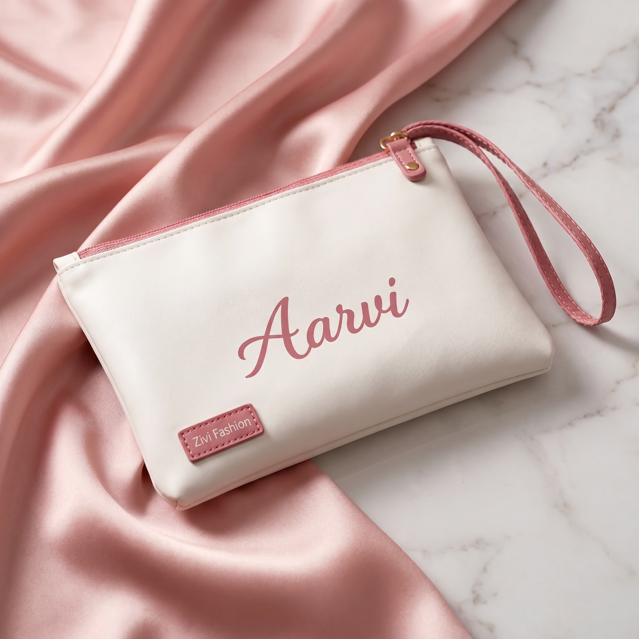 Personalised Makeup Cosmetic Purse with Name