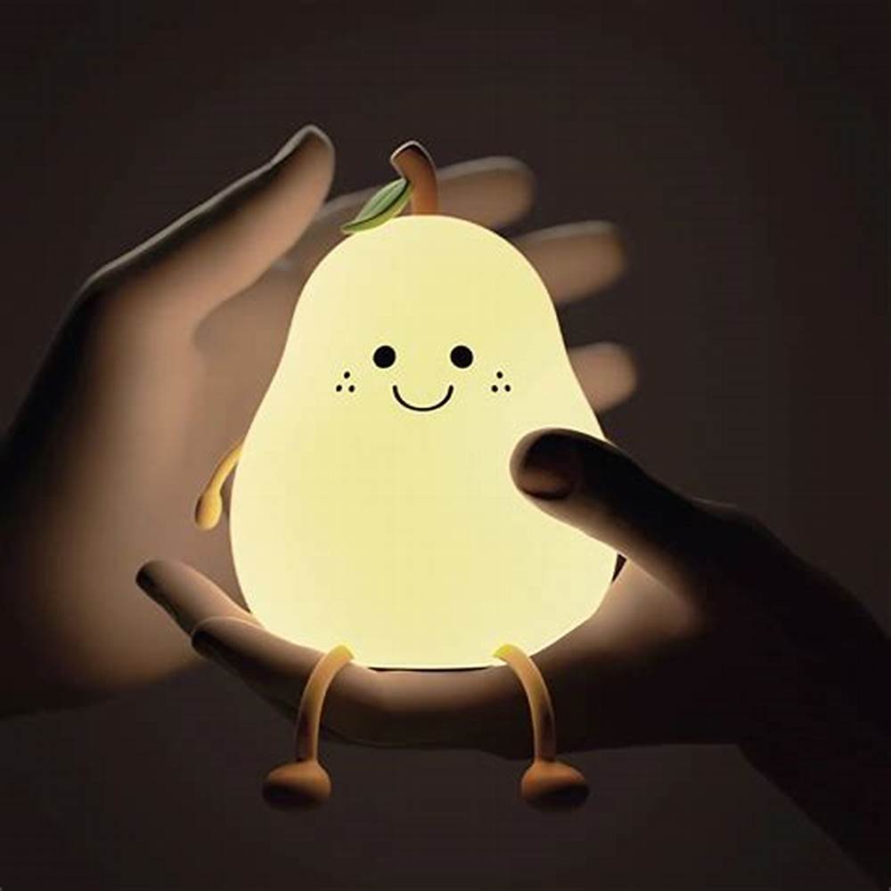 Cute Silicon Pear Night Lamp