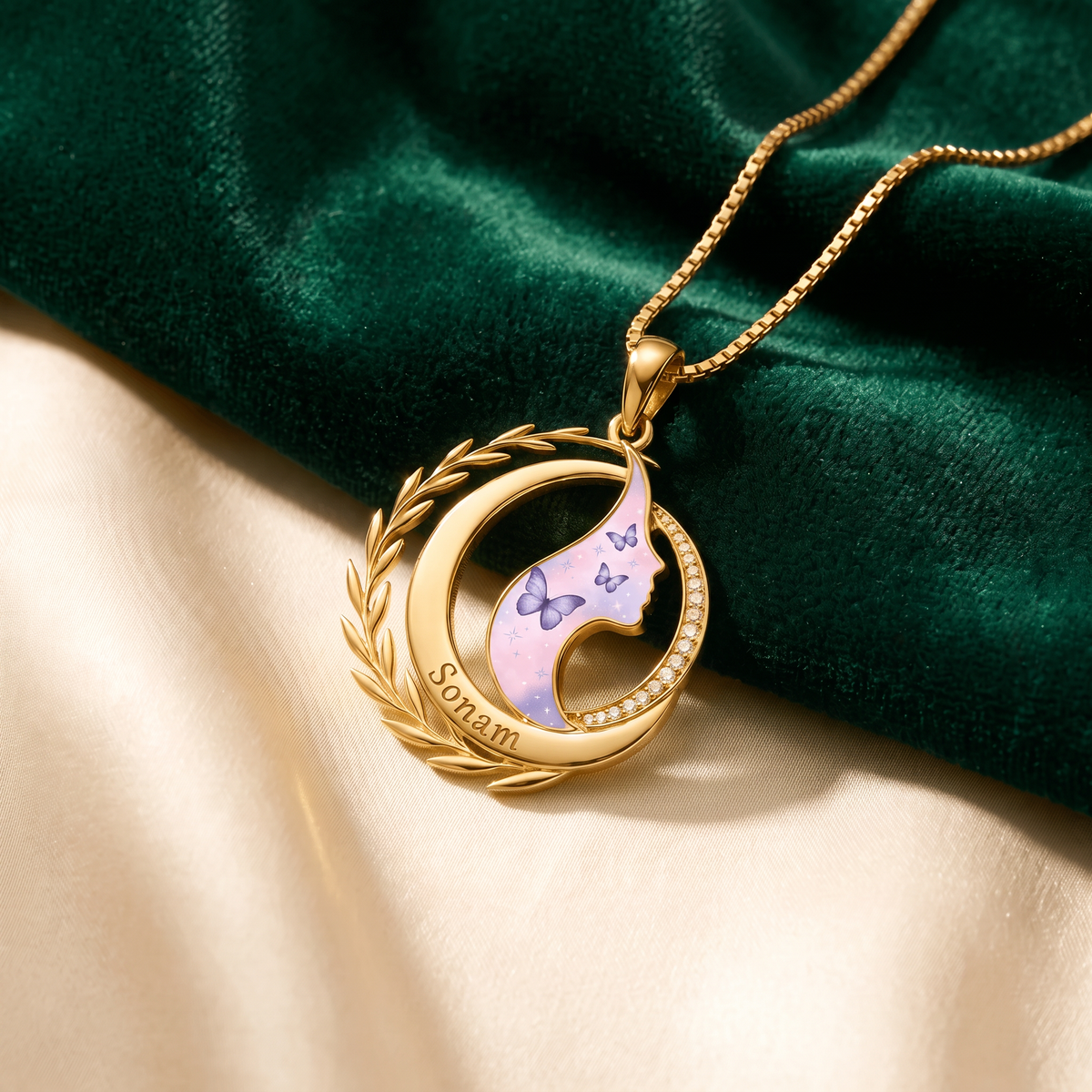 Personalized Name Engraved Necklace