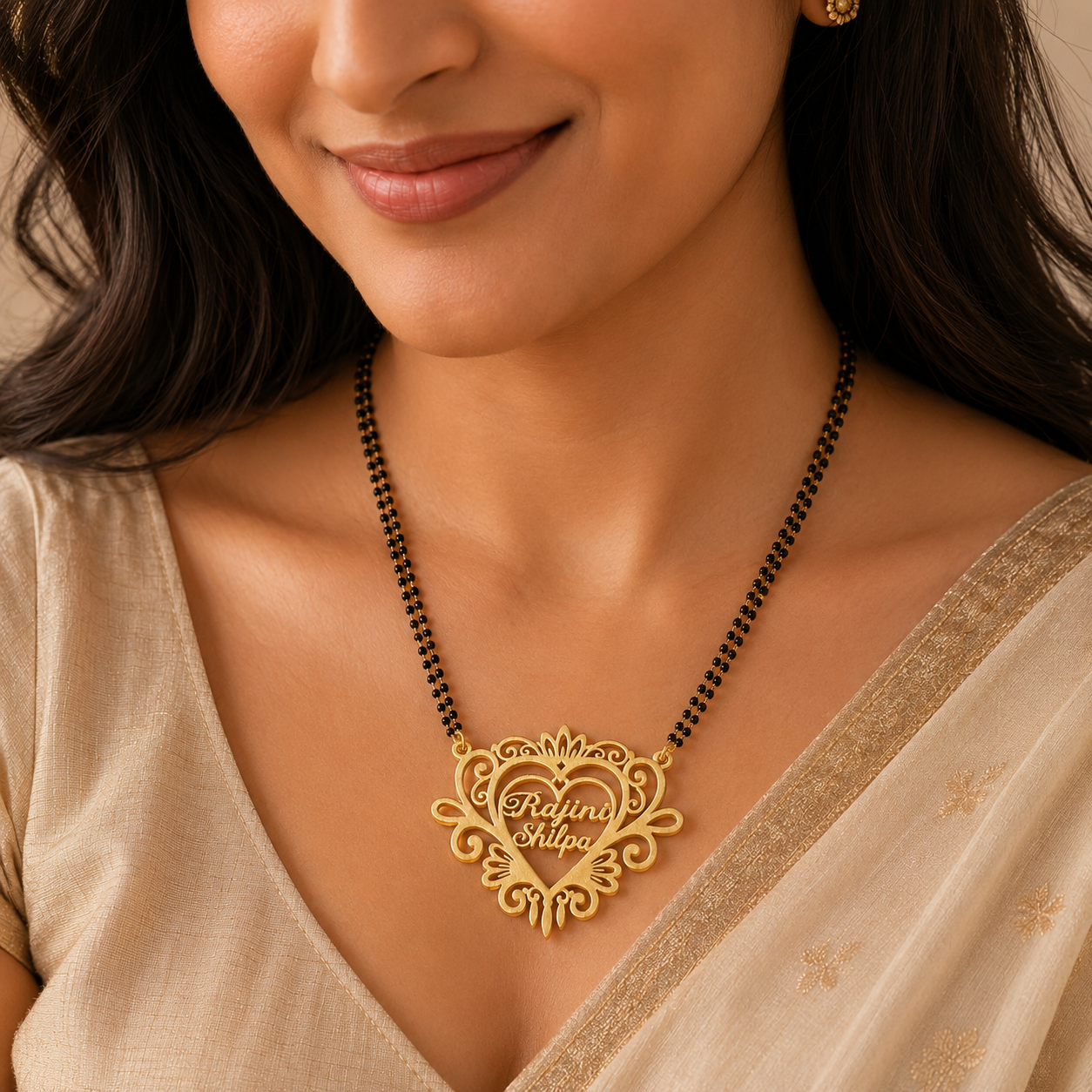 Customize Couple Name Mangalsutra