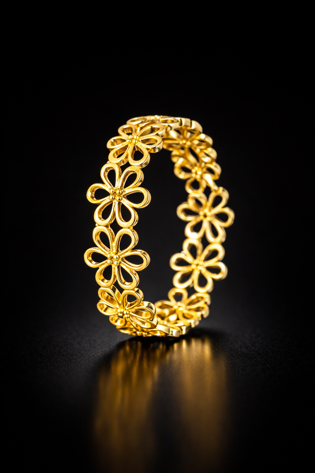 Flower Adjustable Ring