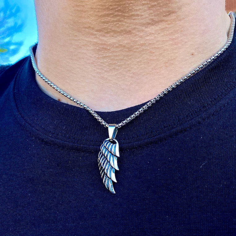 Angel Wing Pendant Necklace