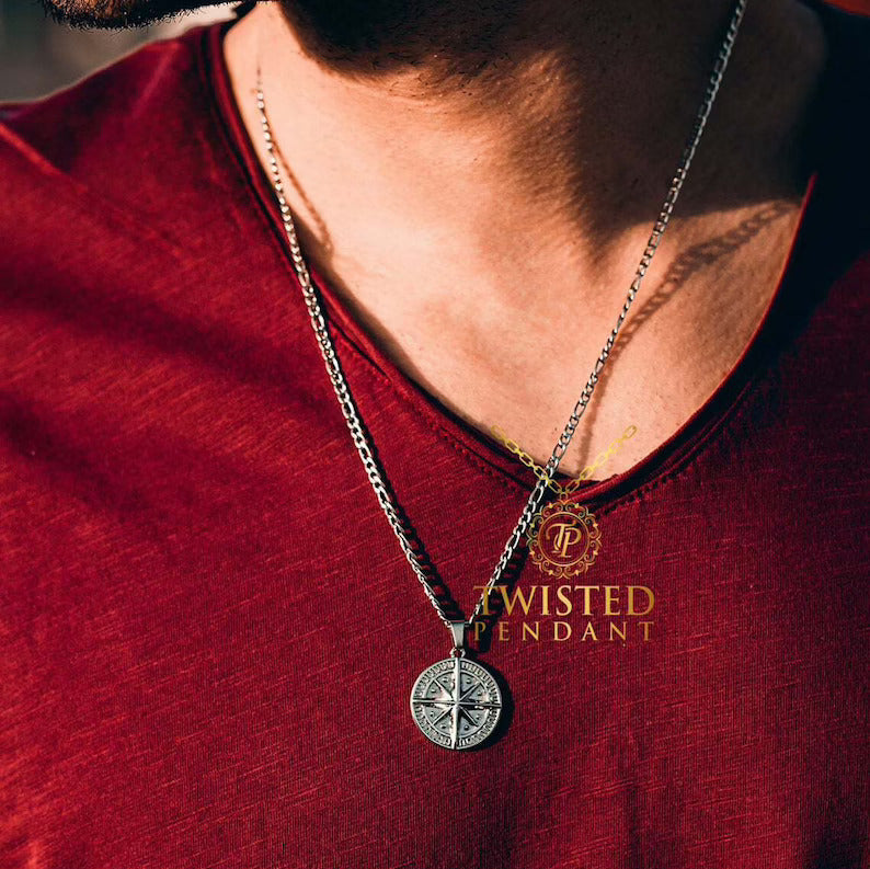 Compass Pendant Necklace