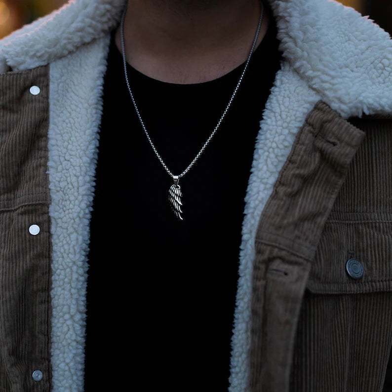 Angel Wing Pendant Necklace