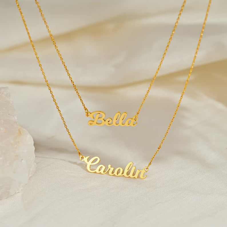 Customize Name Layered Necklace