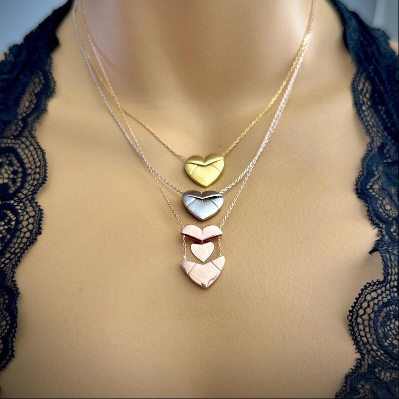 Secret Heart Name Necklace