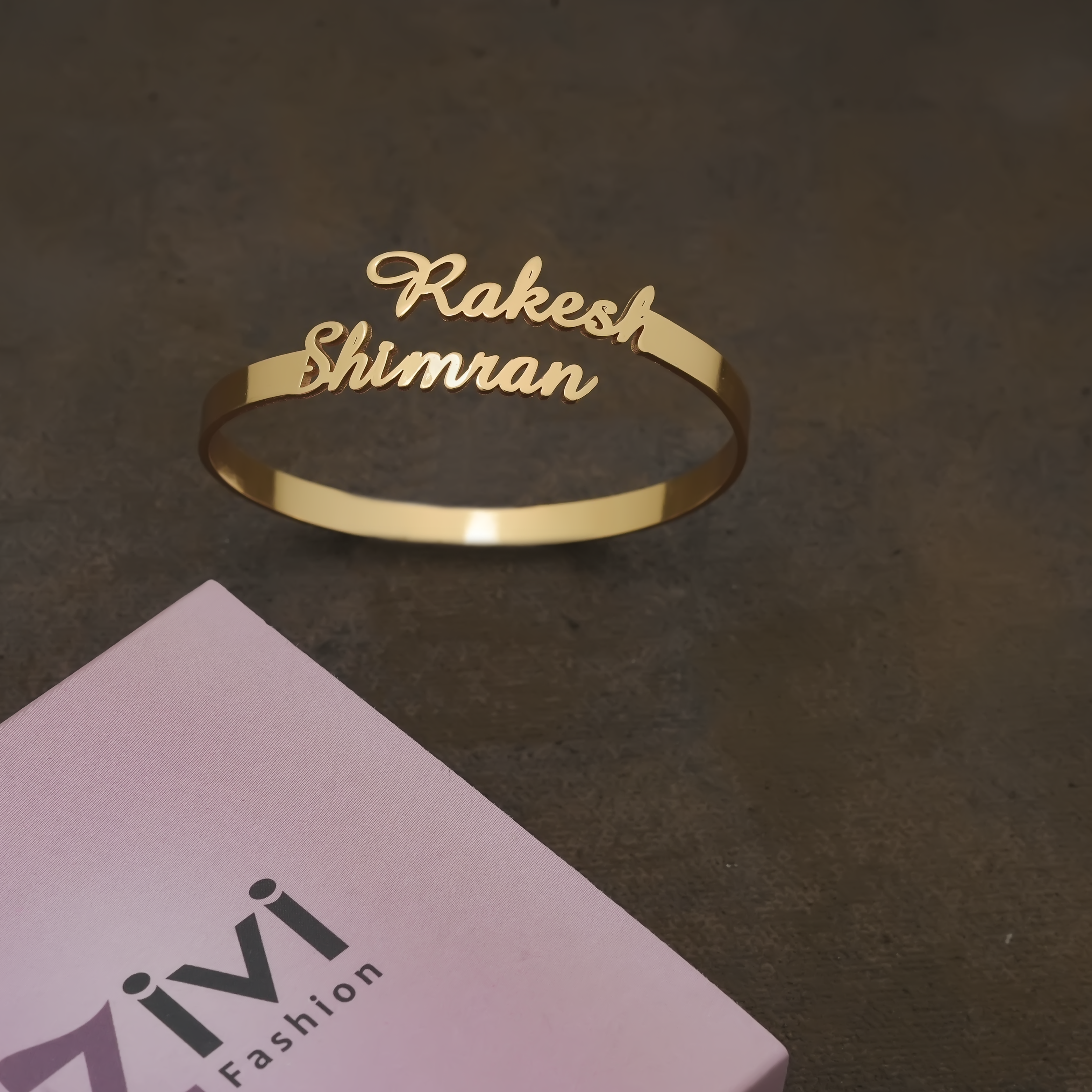 Customize Double Name Bracelet