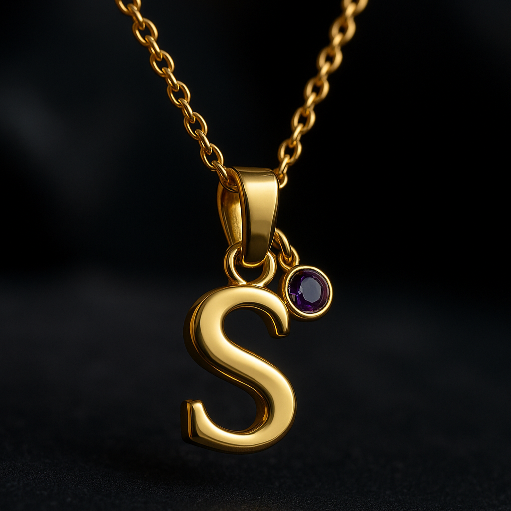 Initial Birthstone Necklace (Buy 1 Get 1 Free)