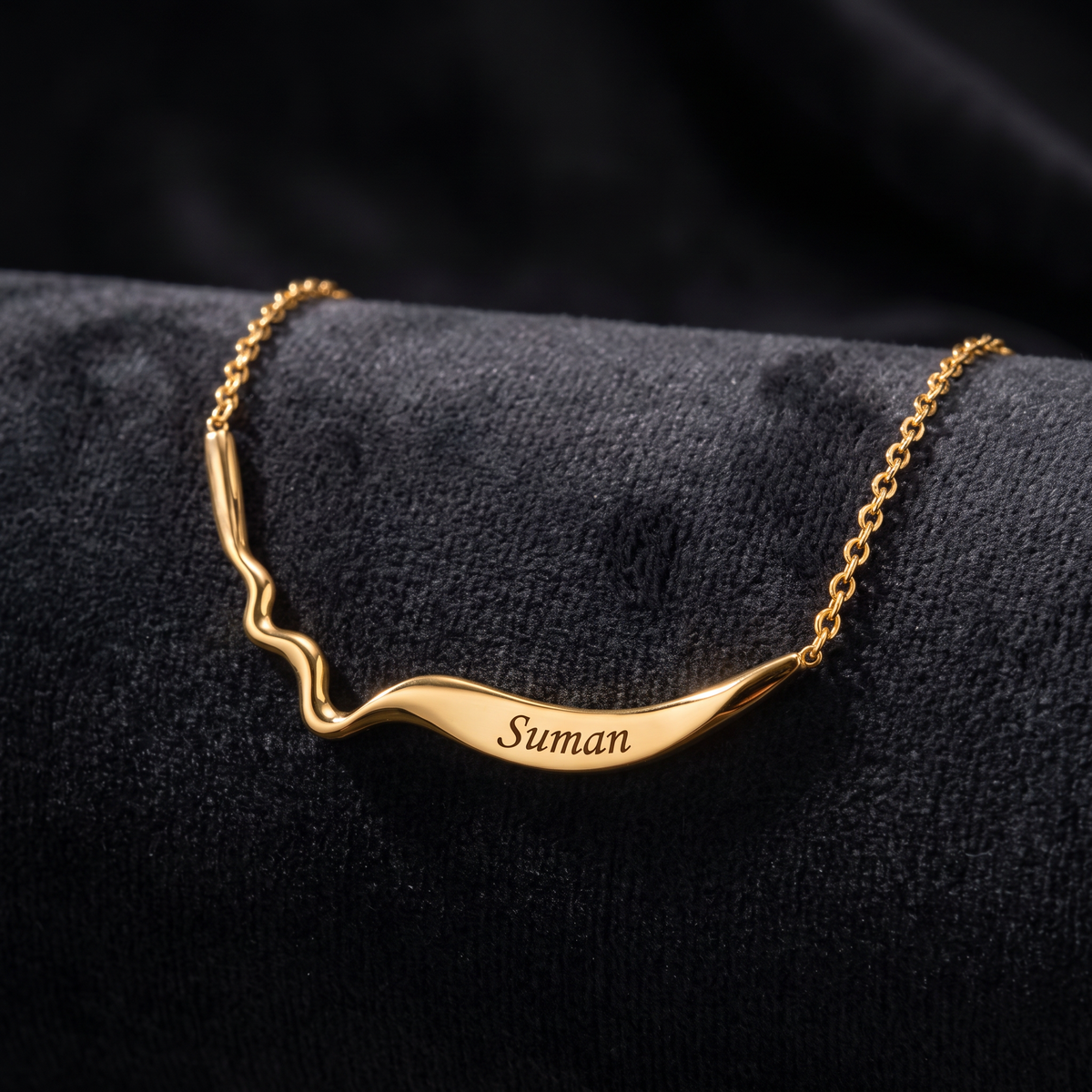 Infinity Curve Chain with your Name