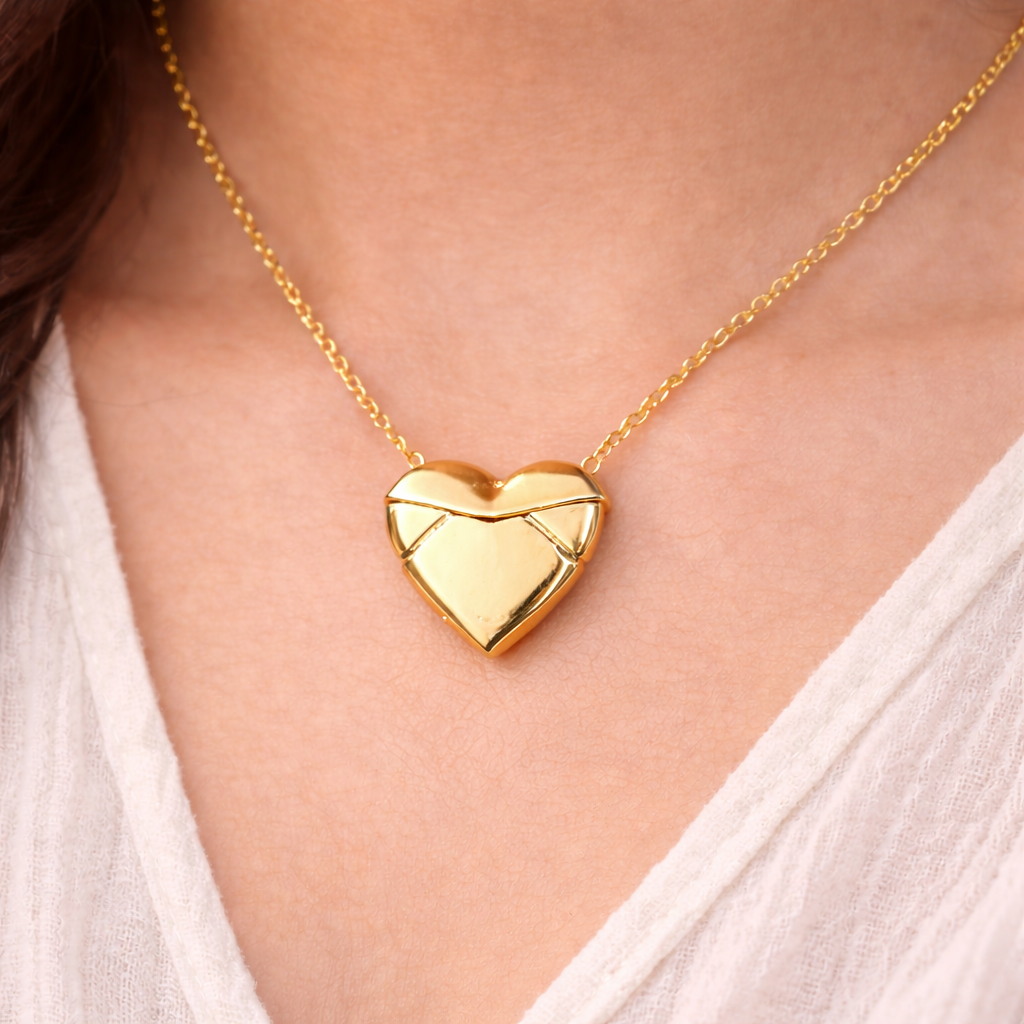 Secret Heart Name Necklace
