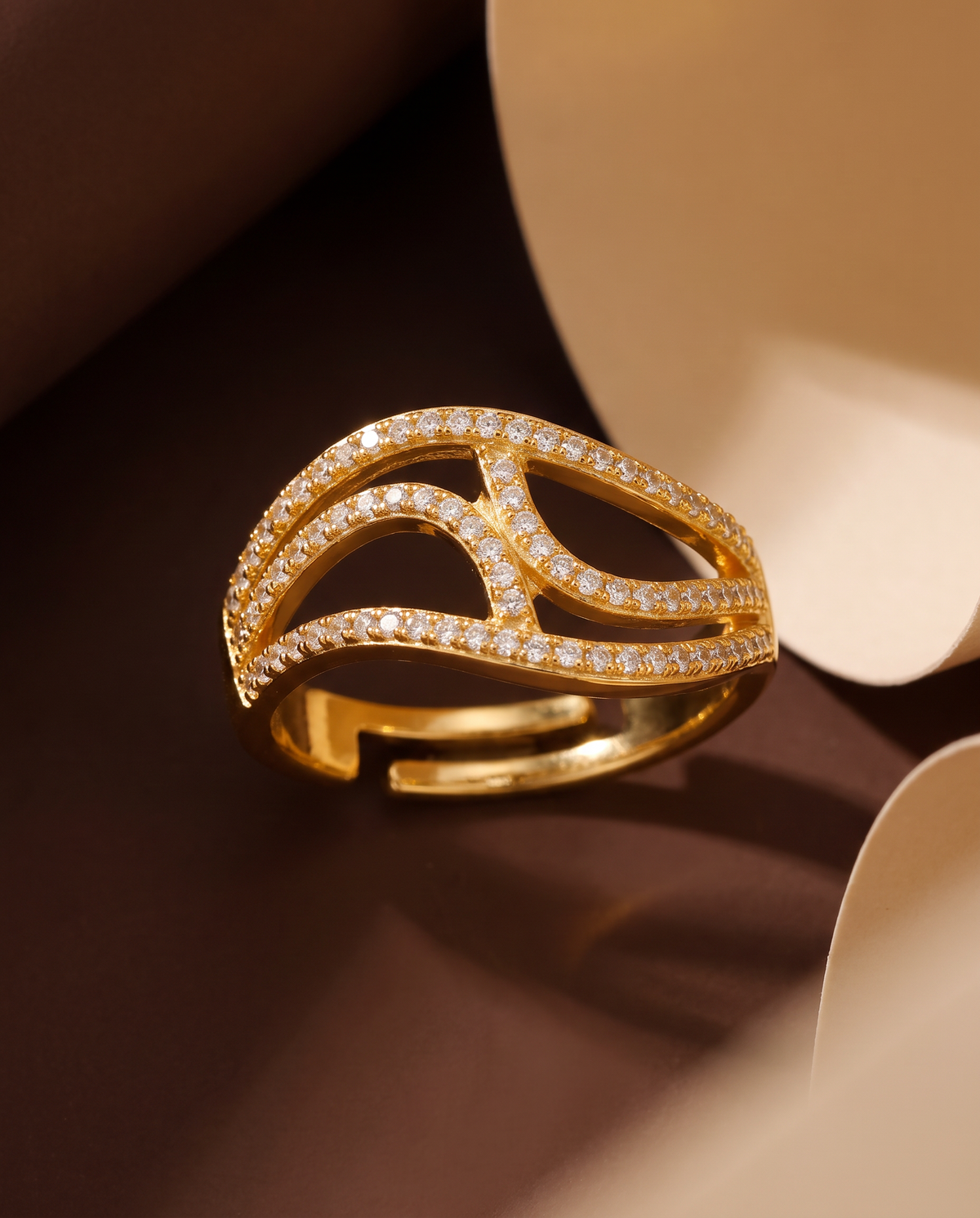 Ocean Wave Ring