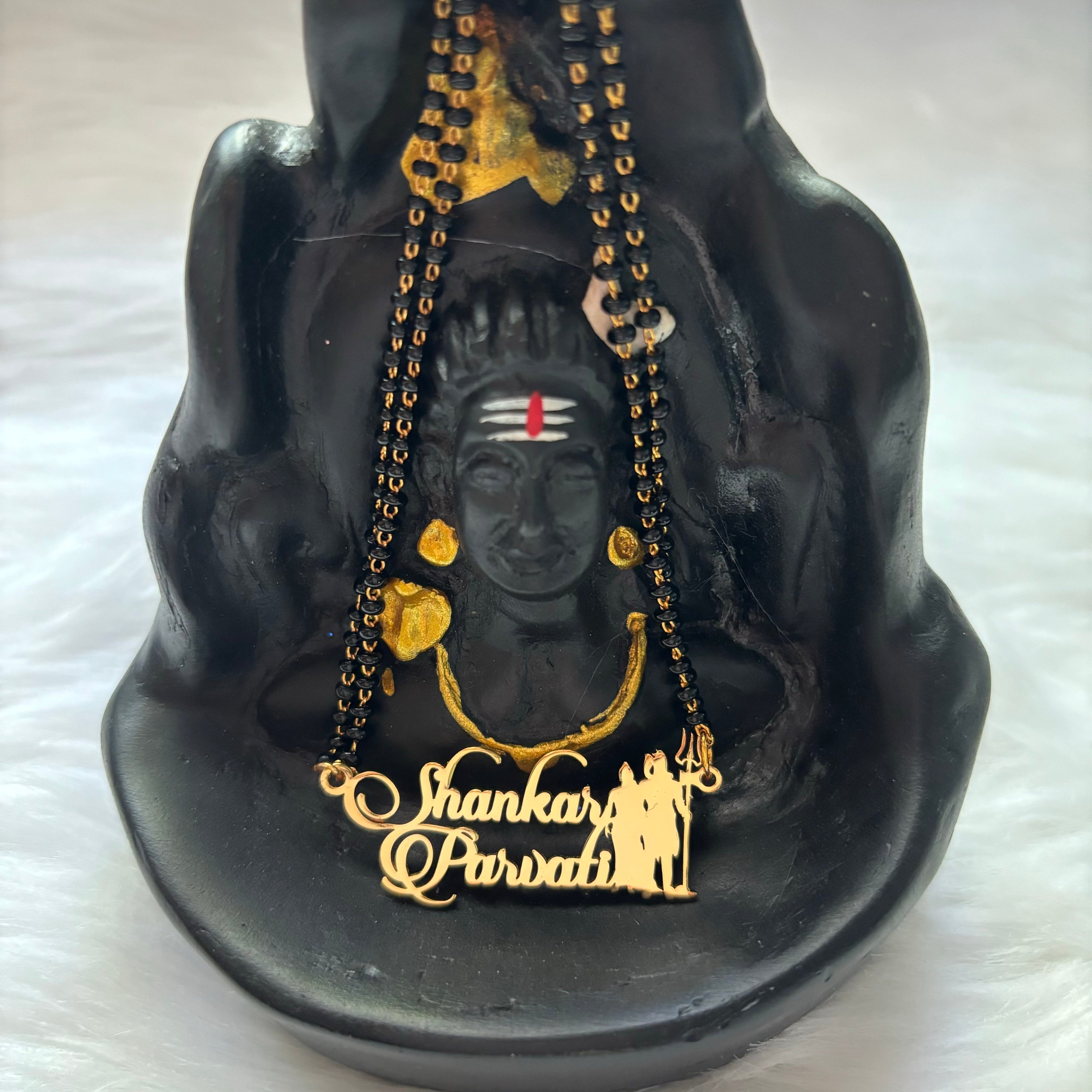 Lord Shankar And Parvati Necklace