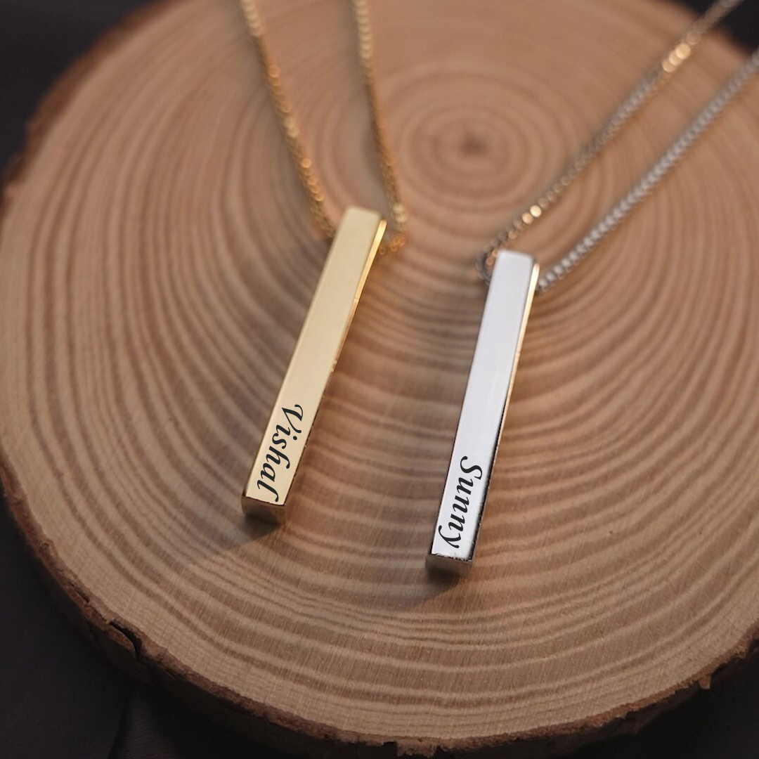 Personalize Bar Locket