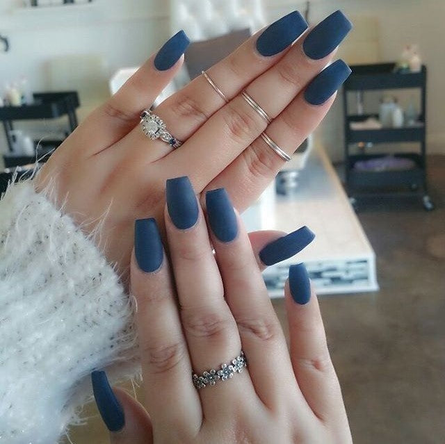 Blue Nail Extension