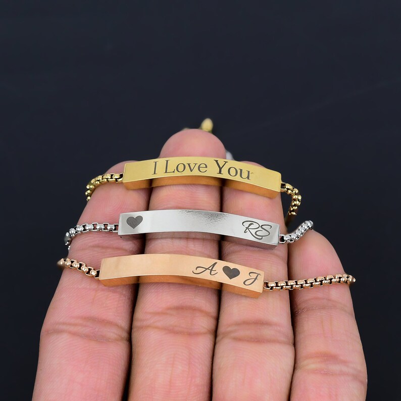 Engraved Bubble Bracelet