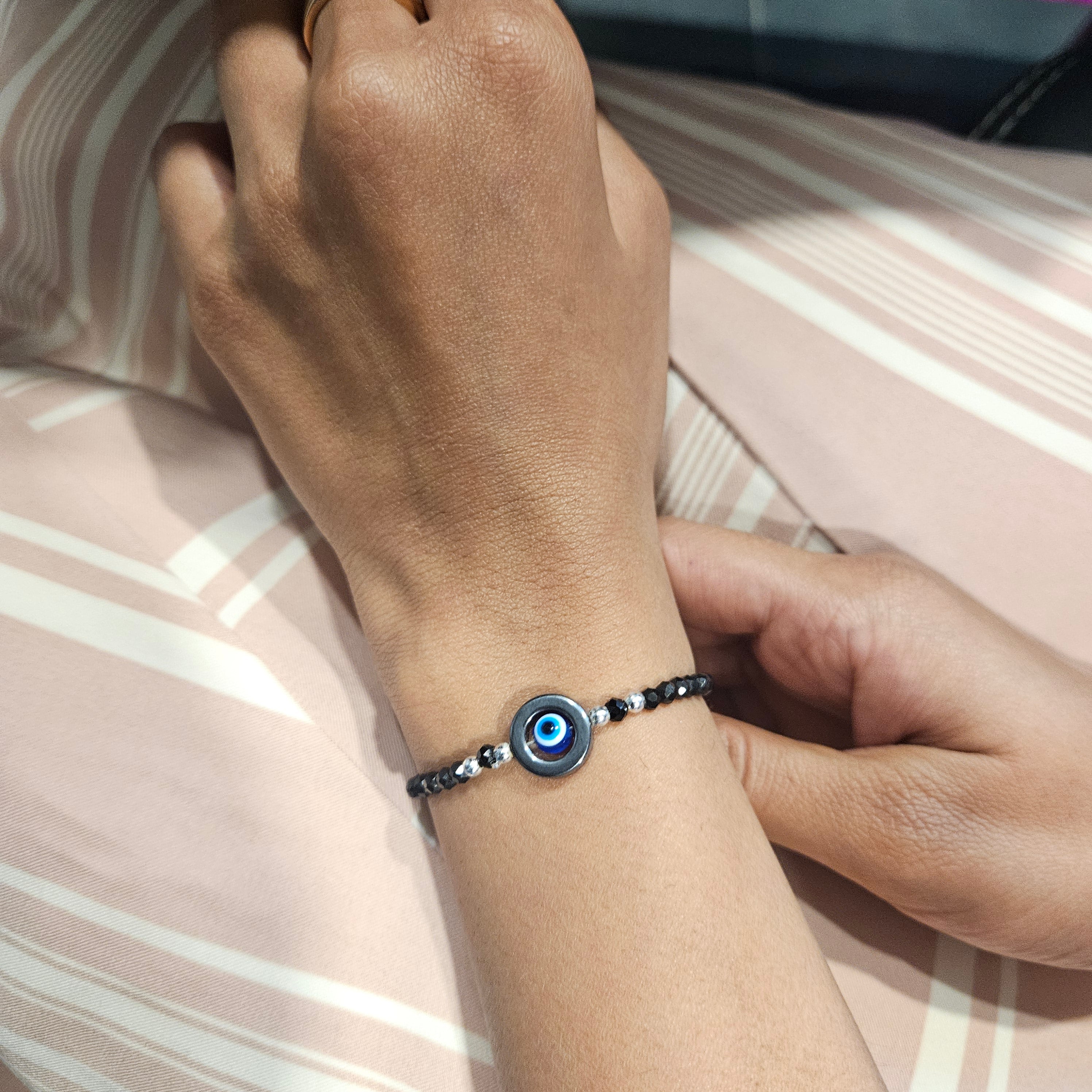 2 in 1 Evil Eye Bracelet and Anklet